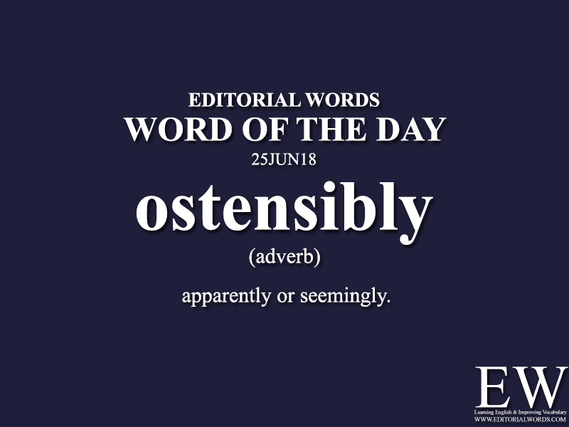 Word of the Day-25JUN18 - Editorial Words