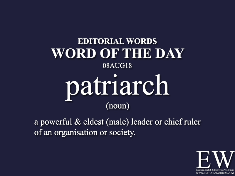 Word of the Day-08AUG18 - Editorial Words