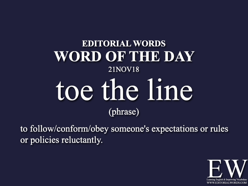 Word of the Day-21NOV18 - Editorial Words