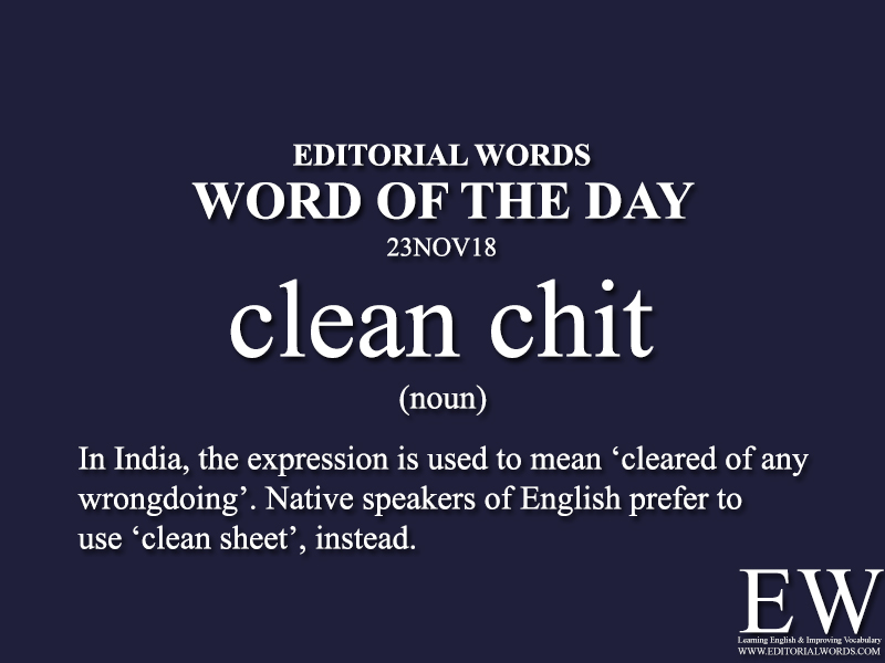 Word of the Day-23NOV18 - Editorial Words