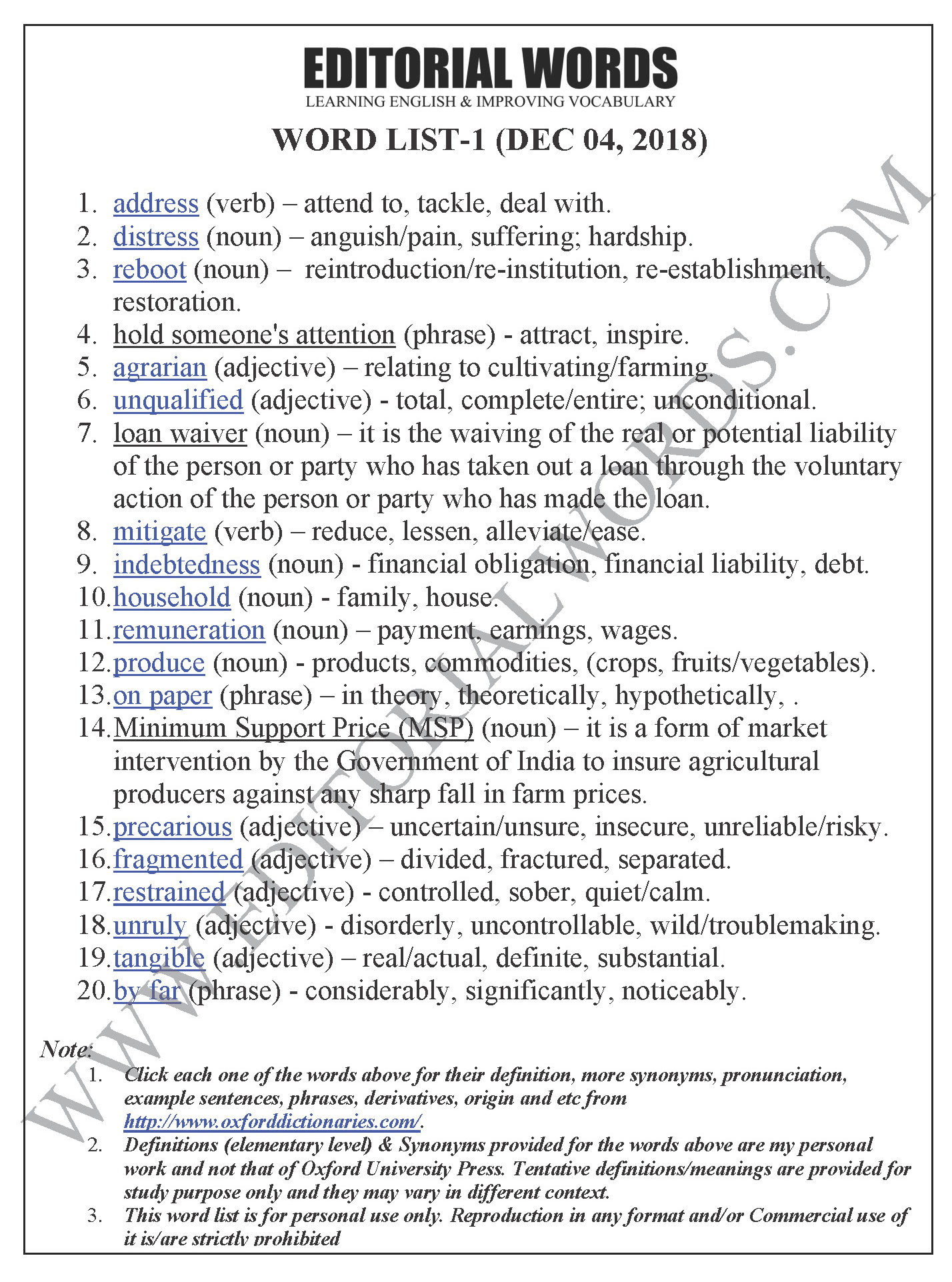 The Hindu Editorial Uneasy fields Dec 04 2018 Editorial Words