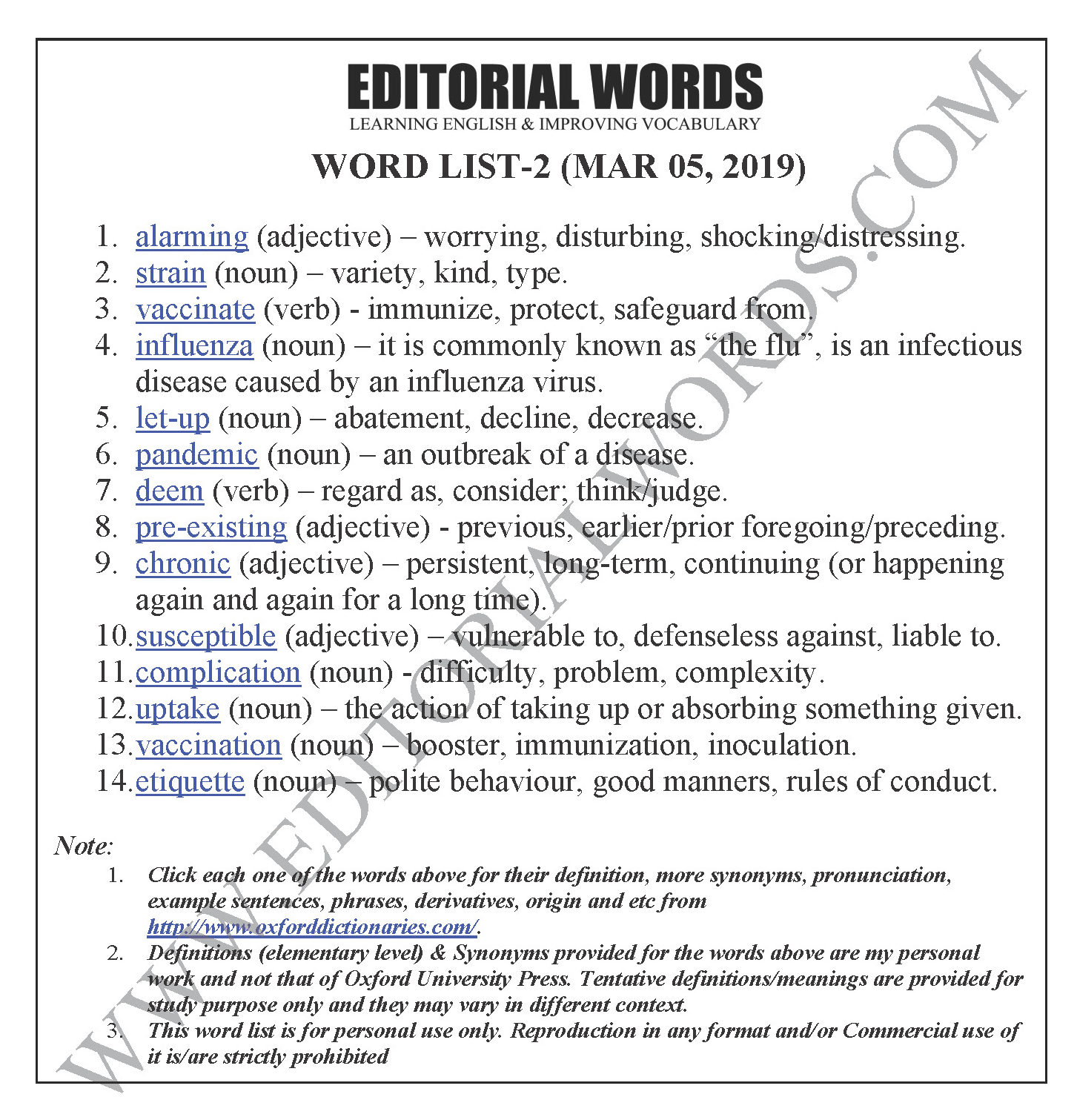 The Hindu Editorial (Alarming spread) - Mar 05, 2019