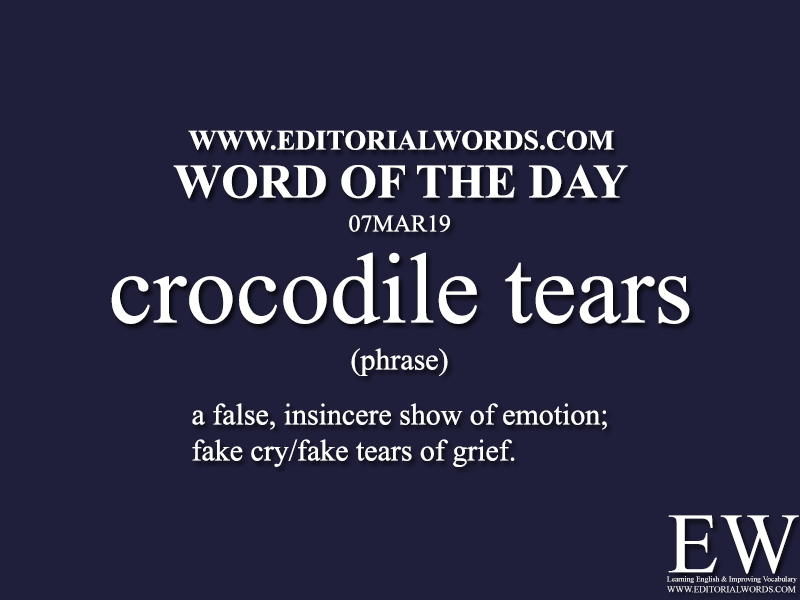 Intermediate+ Word of the Day: tear – WordReference Word of the Day