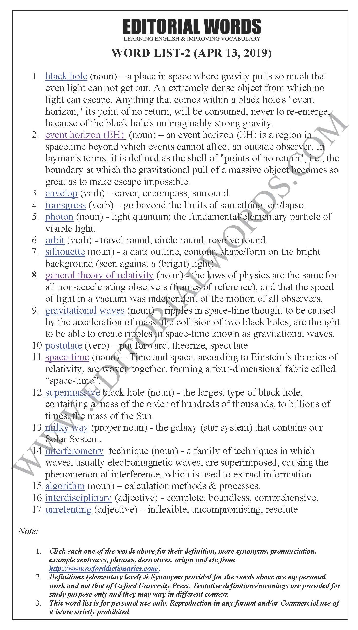 The Hindu Editorial (Seeing darkness) - Apr 13, 2019