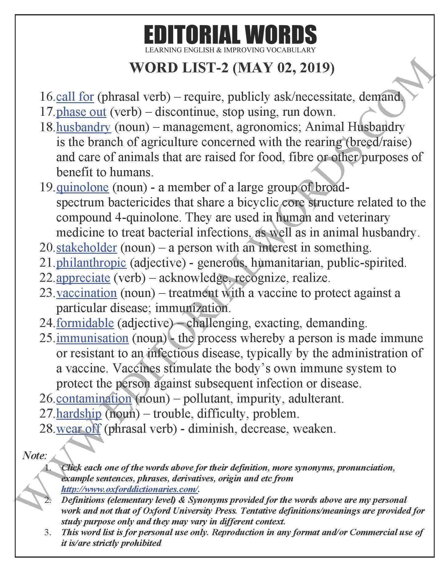 The Hindu Editorial (The cost of antimicrobial resistance) - May 02, 2019