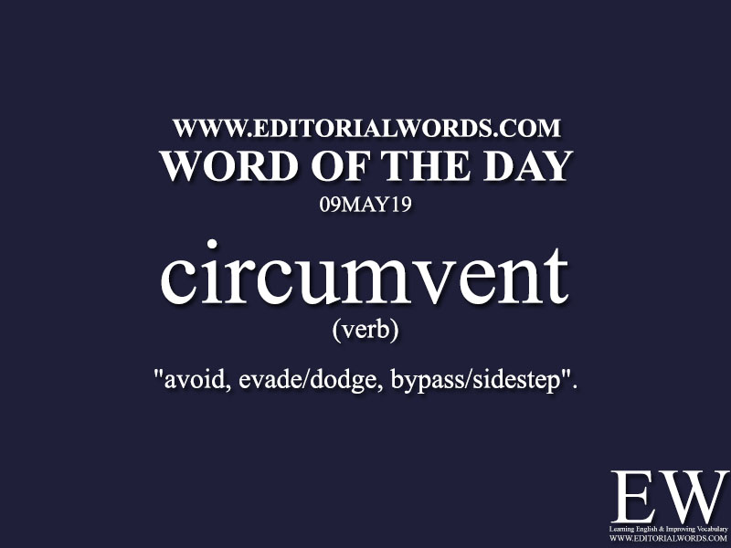 Word of the Day-09MAY19-Editorial Words