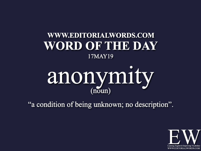 Word of the Day-17MAY19-Editorial Words