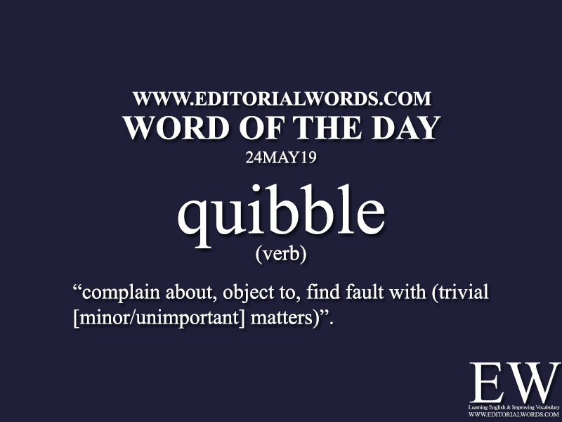 Word of the Day-24MAY19-Editorial Words