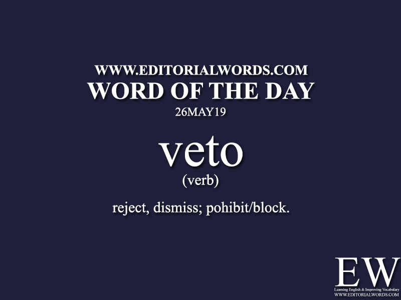 Word of the Day-26MAY19-Editorial Words