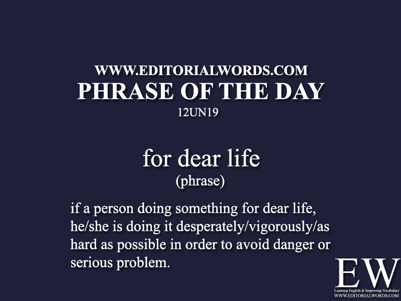 Phrase of the Day-12JUN19-Editorial Words