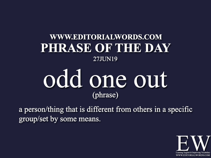 Phrase of the Day-27JUN19-Editorial Words