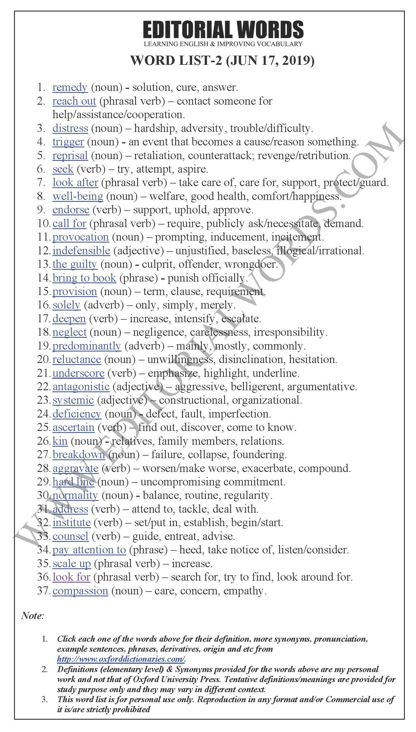 The Hindu Editorial (Missing remedies) - Jun 17, 2019