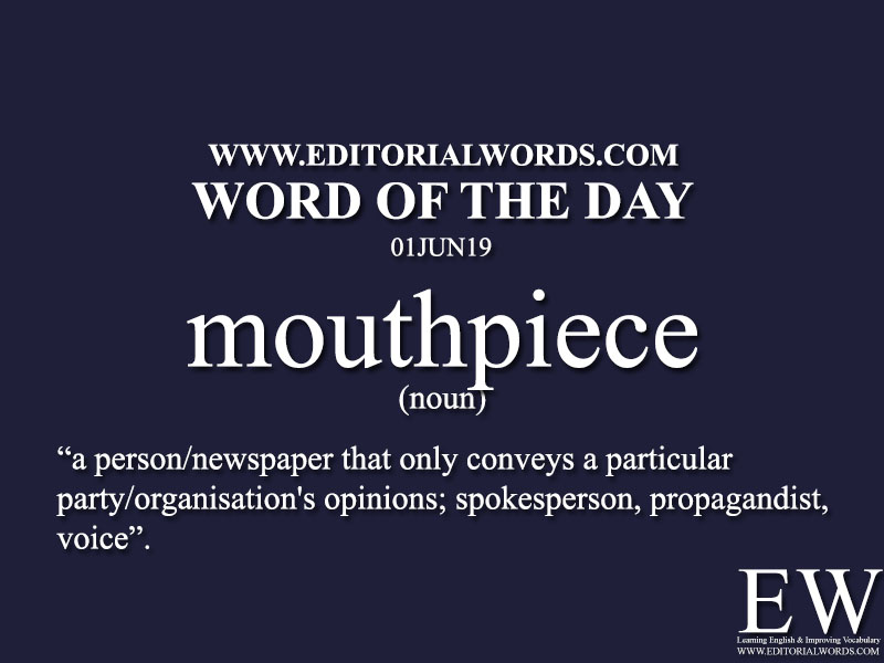 Word of the Day-01JUN19-Editorial Words