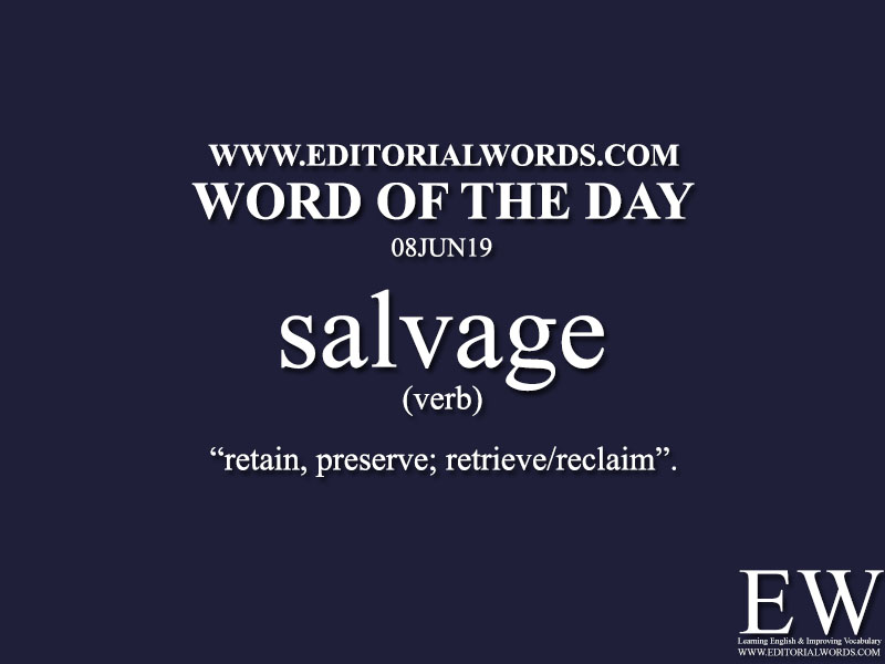 Word of the Day-08JUN19-Editorial Words