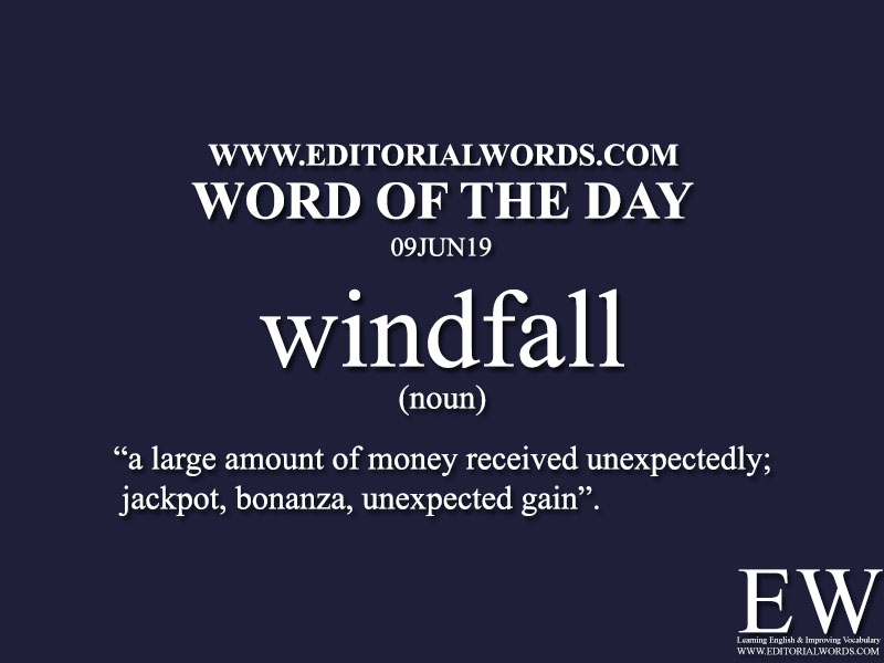 Word of the Day-09JUN19-Editorial Words