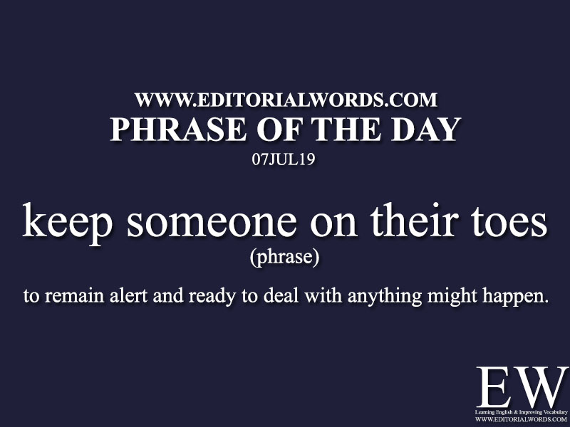 Phrase of the Day-07JUL19-Editorial Words