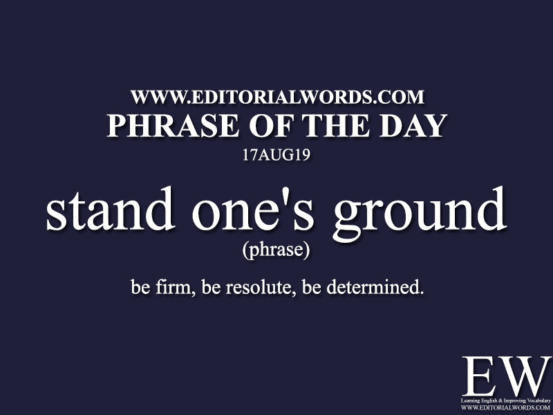 Phrase of the Day-17AUG19-Editorial Words