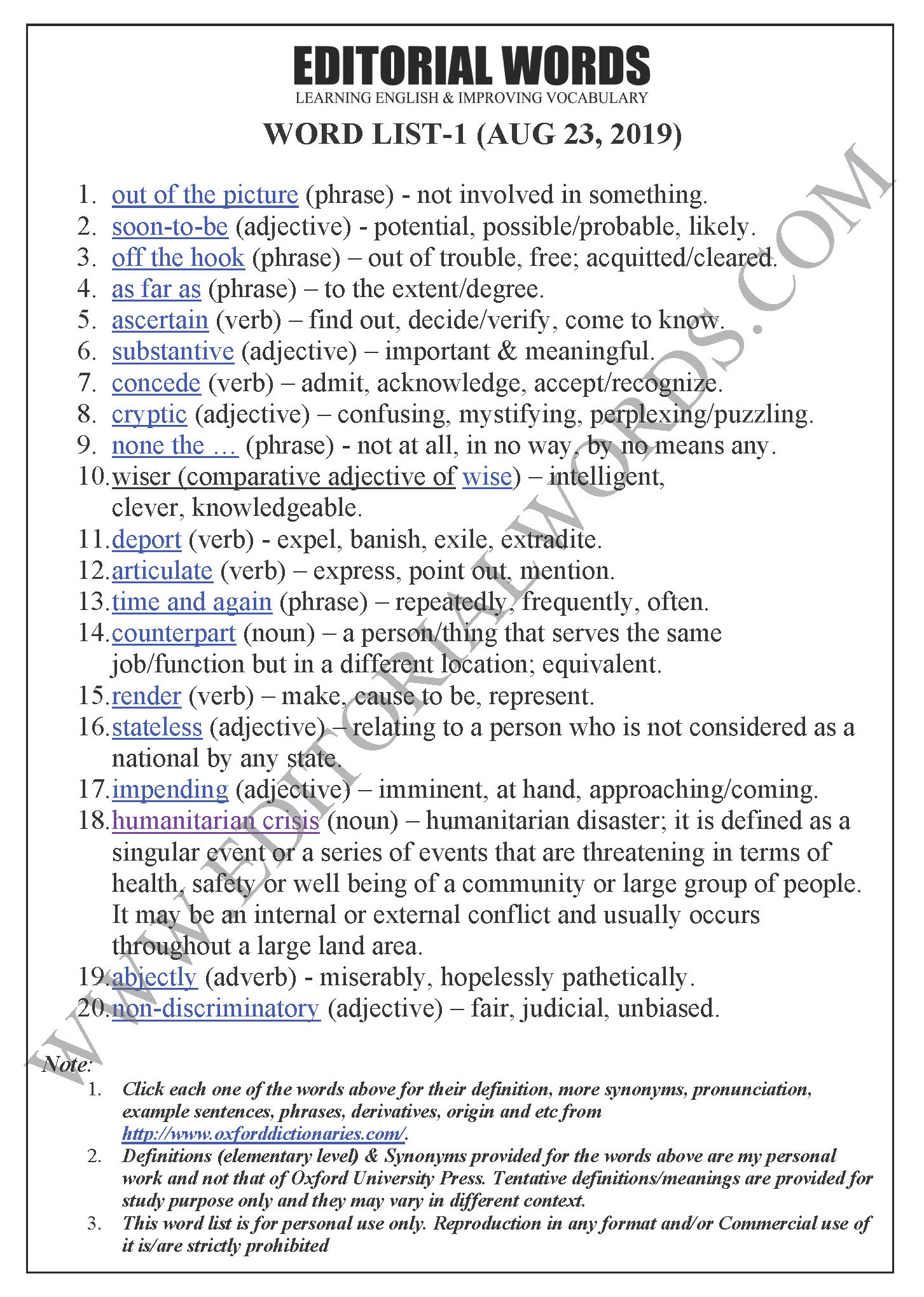 The Hindu Editorial (Internal affairs) - Aug 23, 2019