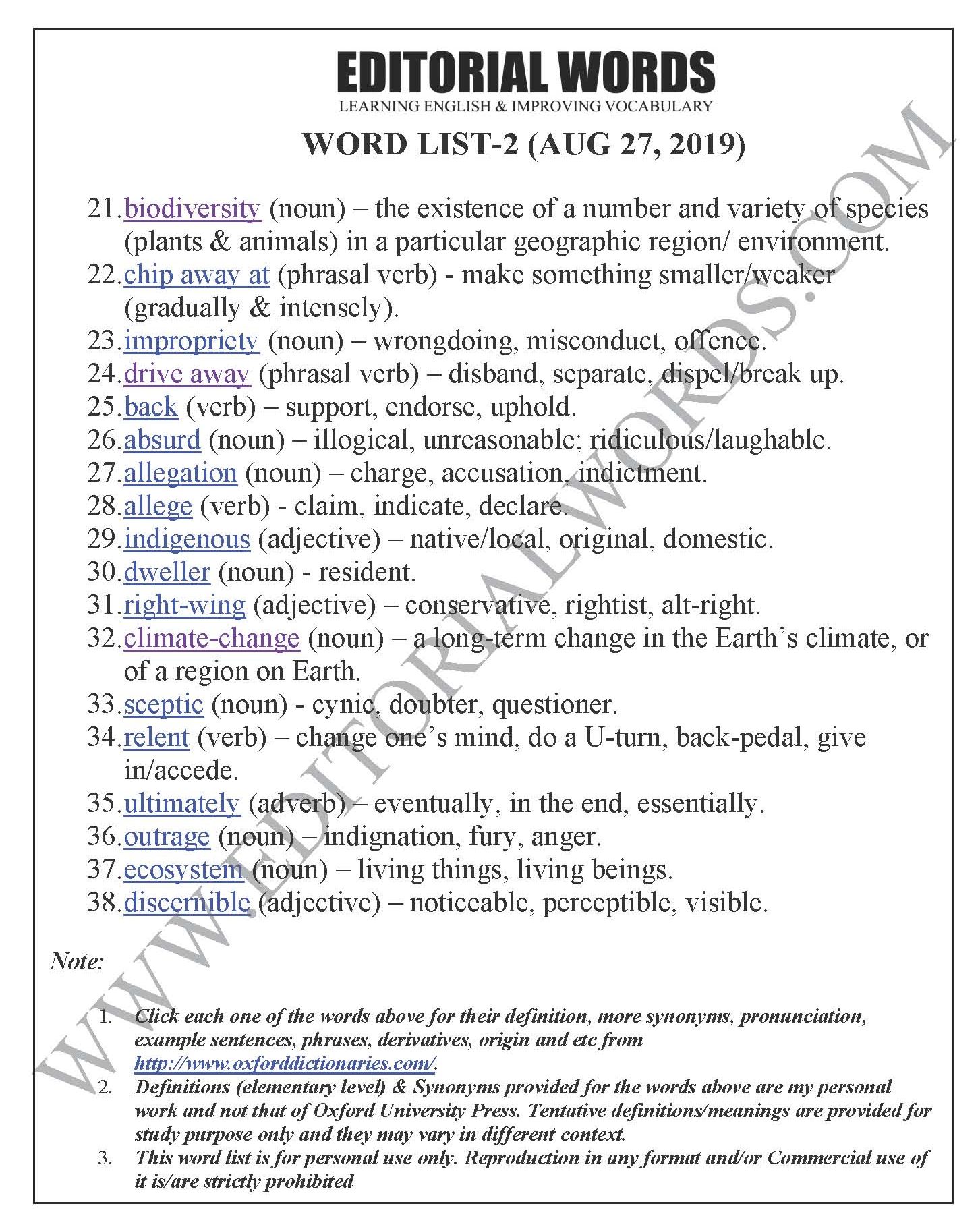 The Hindu Editorial (Earth’s burning lungs) - Aug 27, 2019