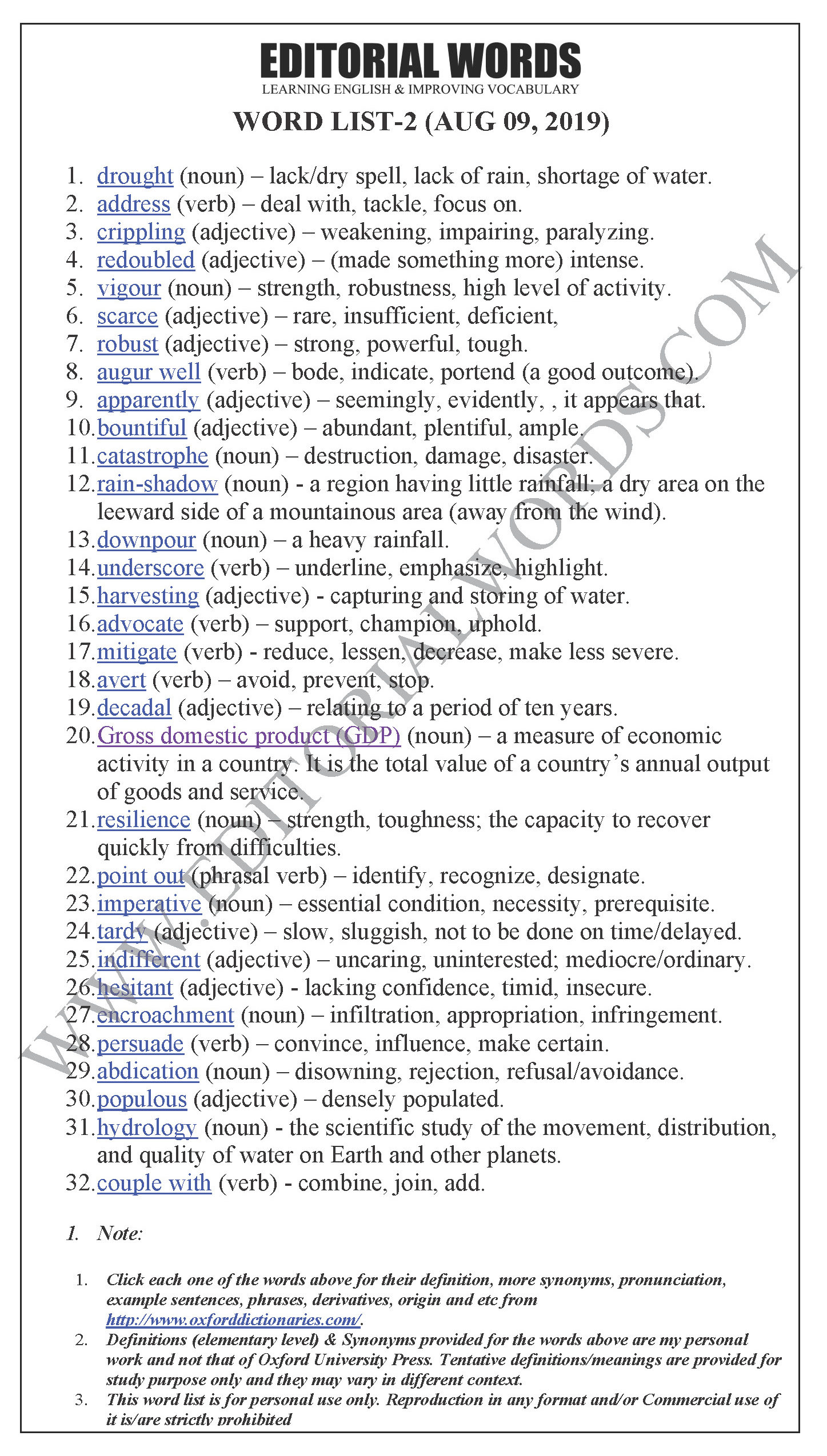 The Hindu Editorial (Cycle of extremes) - Aug 09, 2019