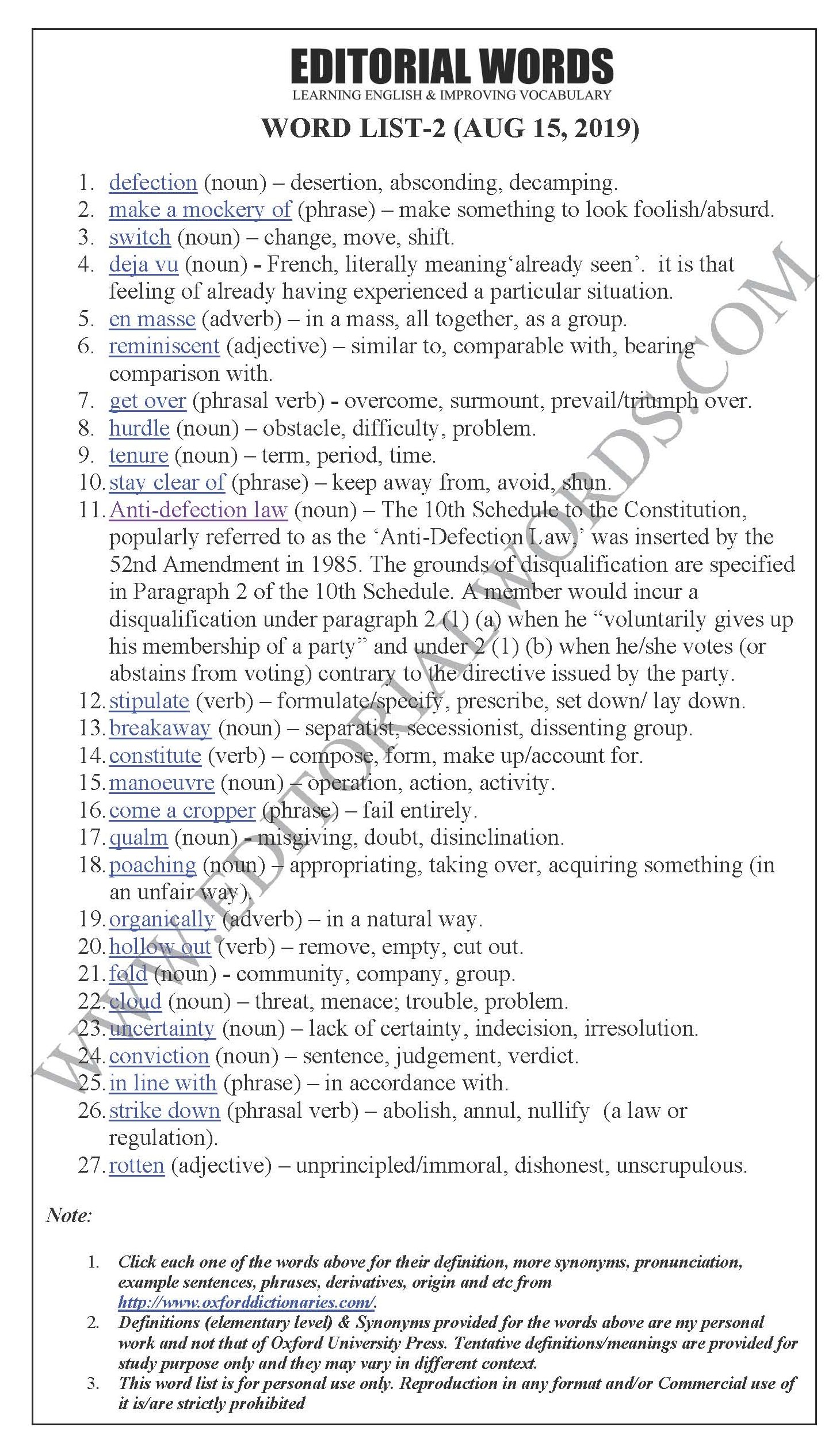 The Hindu Editorial (Unethical actions) - Aug 15, 2019