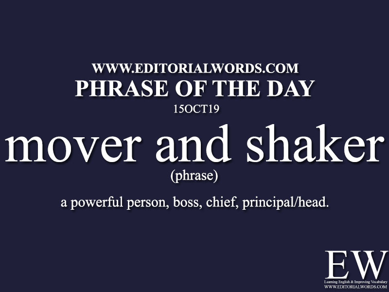 Phrase of the Day-15OCT19-Editorial Words