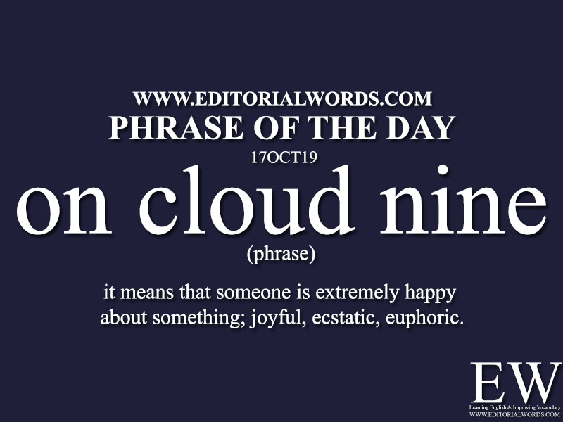 Phrase of the Day-17OCT19-Editorial Words