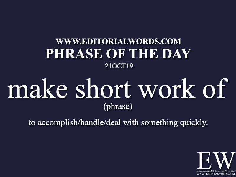 Phrase of the Day-21OCT19-Editorial Words