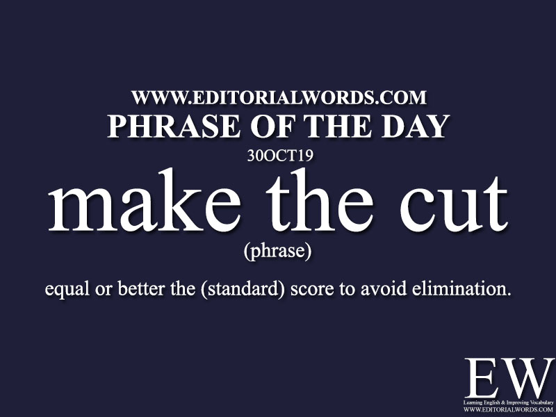 Phrase of the Day-30OCT19-Editorial Words