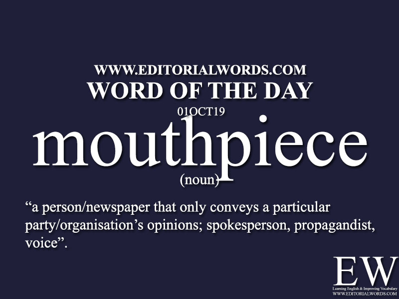 Word of the Day-01OCT19-Editorial Words