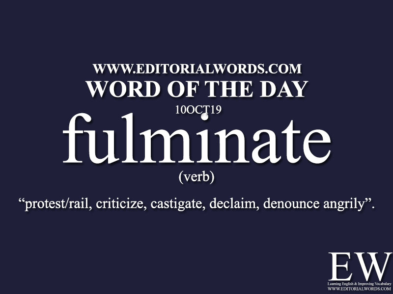 Word of the Day-10OCT19-Editorial Words