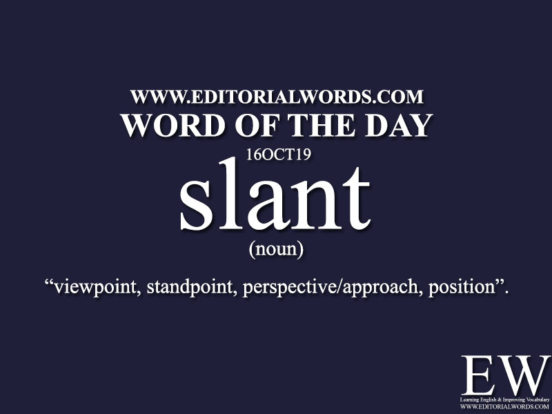 Word of the Day-16OCT19-Editorial Words