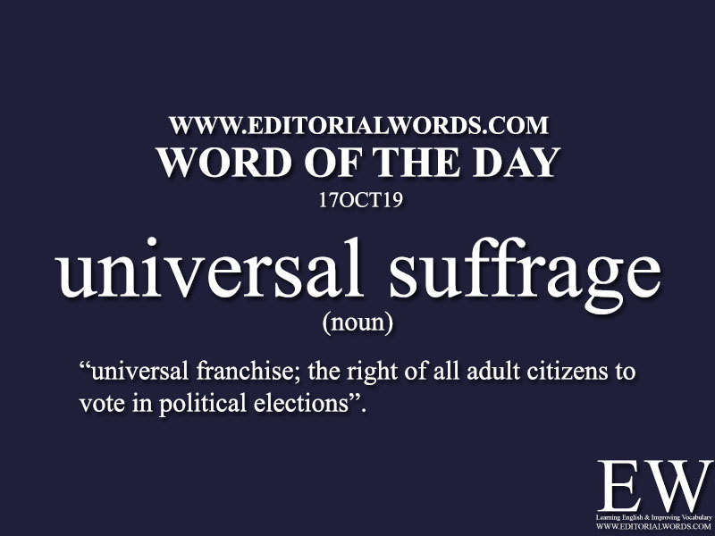 Word of the Day-17OCT19-Editorial Words