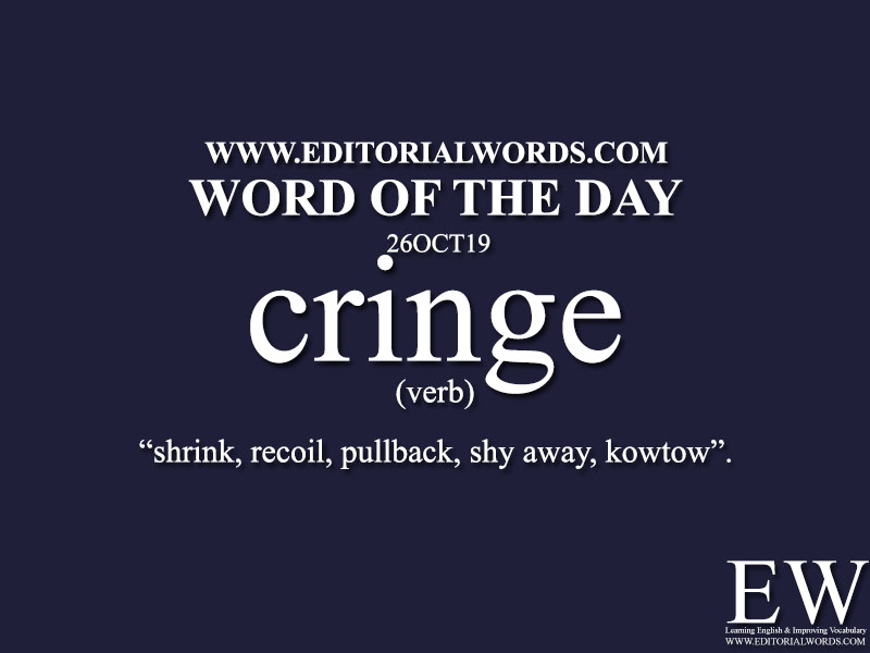 Word of the Day-26OCT19-Editorial Words