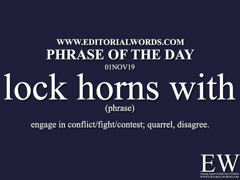 Phrase of the Day-01NOV19-Editorial Words