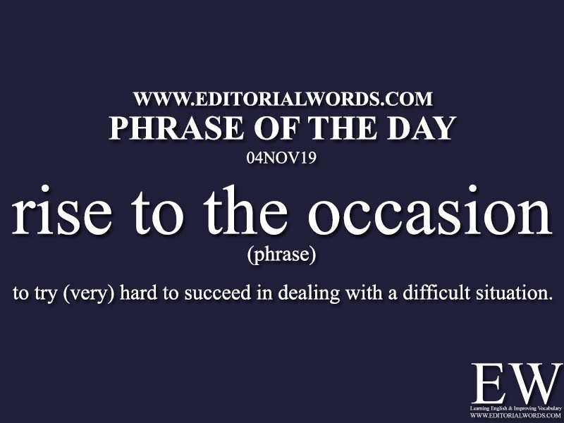 Phrase of the Day-04NOV19-Editorial Words