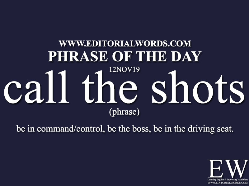 Phrase of the Day-12NOV19-Editorial Words