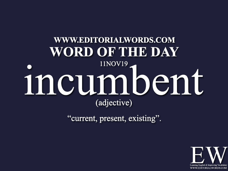 Word of the Day-11NOV19-Editorial Words