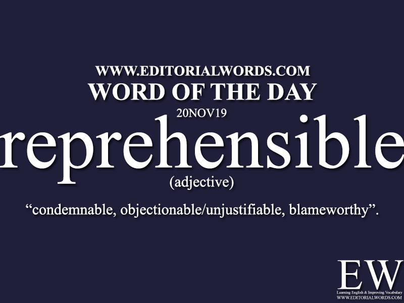 Word of the Day-20NOV19-Editorial Words