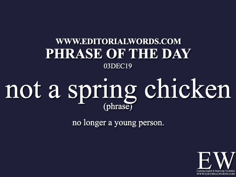 Phrase of the Day-03DEC19-Editorial Words