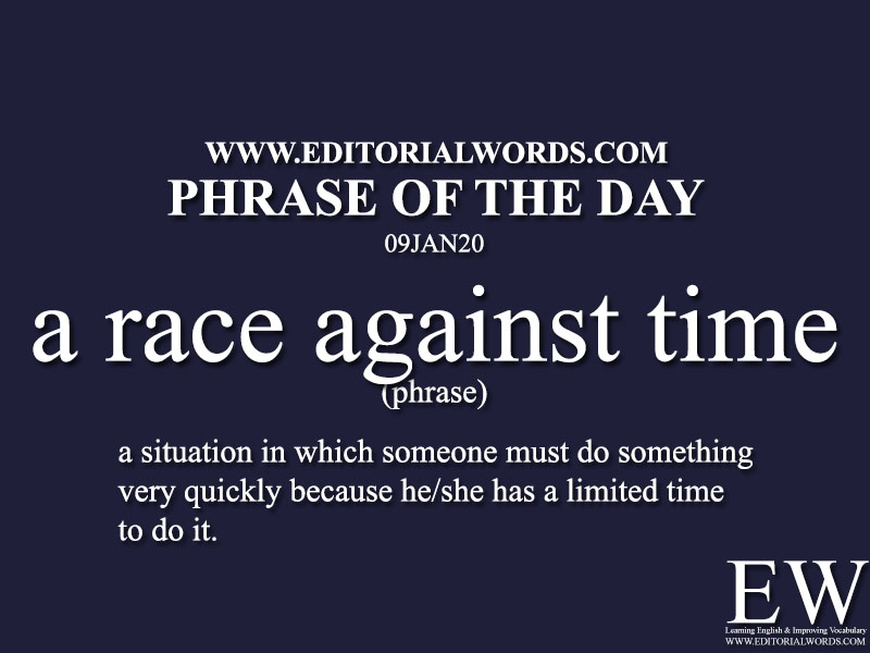 Phrase of the Day-09JAN20-Editorial Words