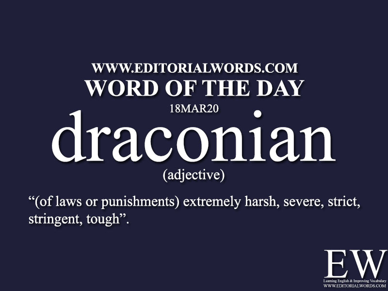 what does draconian mean