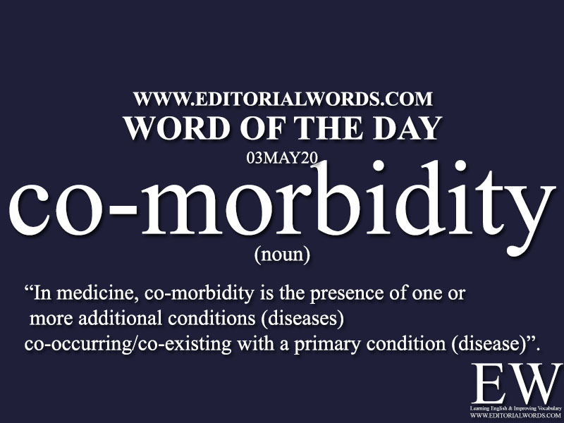 Word of the Day (co-morbidity)-03MAY20