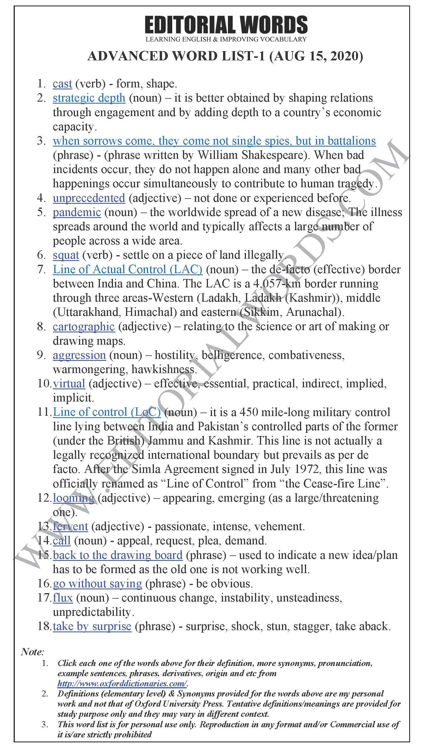 The Hindu Lead Article (Gaps in the casting of India’s foreign policy) – Aug 15, 2020