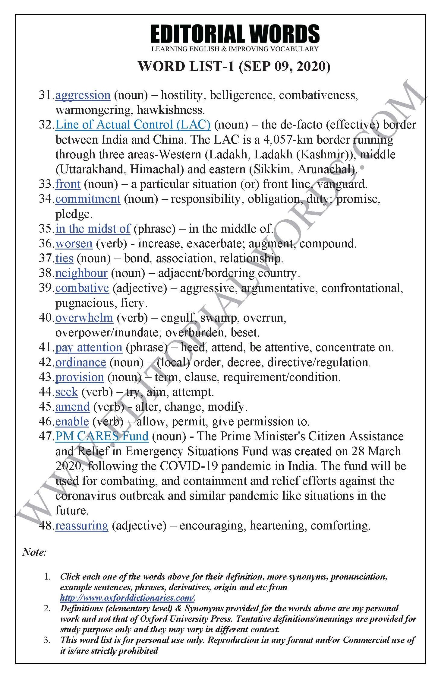 The Hindu Editorial (Safe session) - Sep 09, 2020