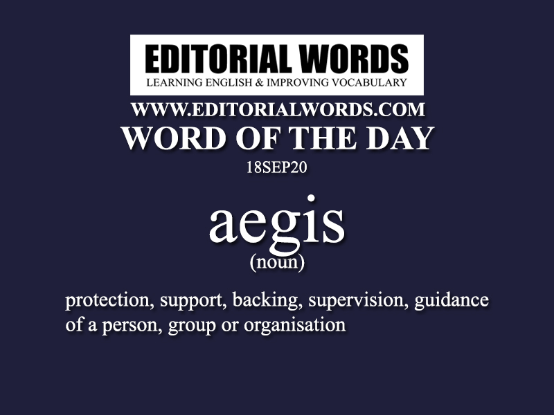 Word of the Day (aegis)-18SEP20