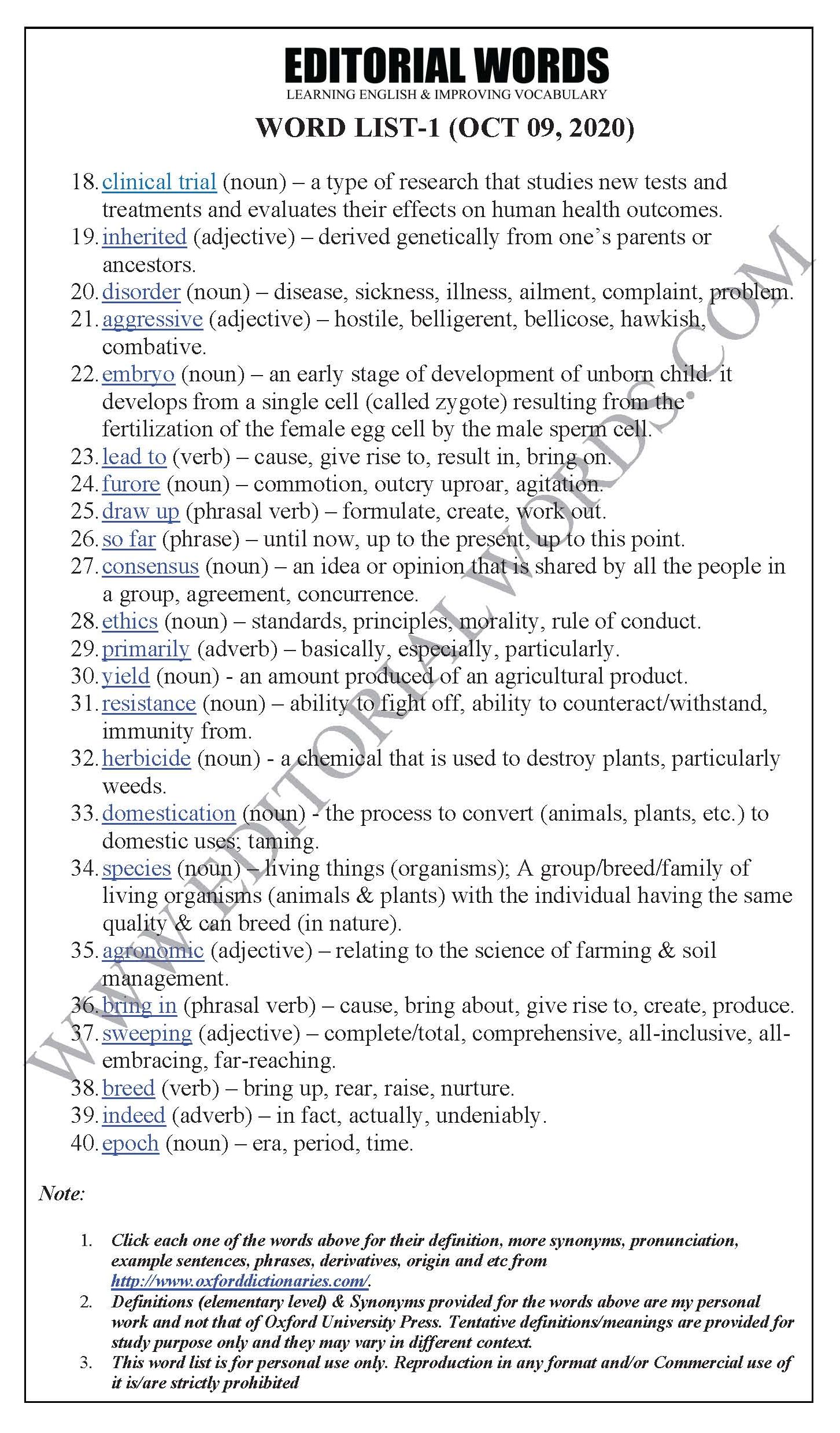 The Hindu Editorial (Scissoring the DNA) - Oct 09, 2020