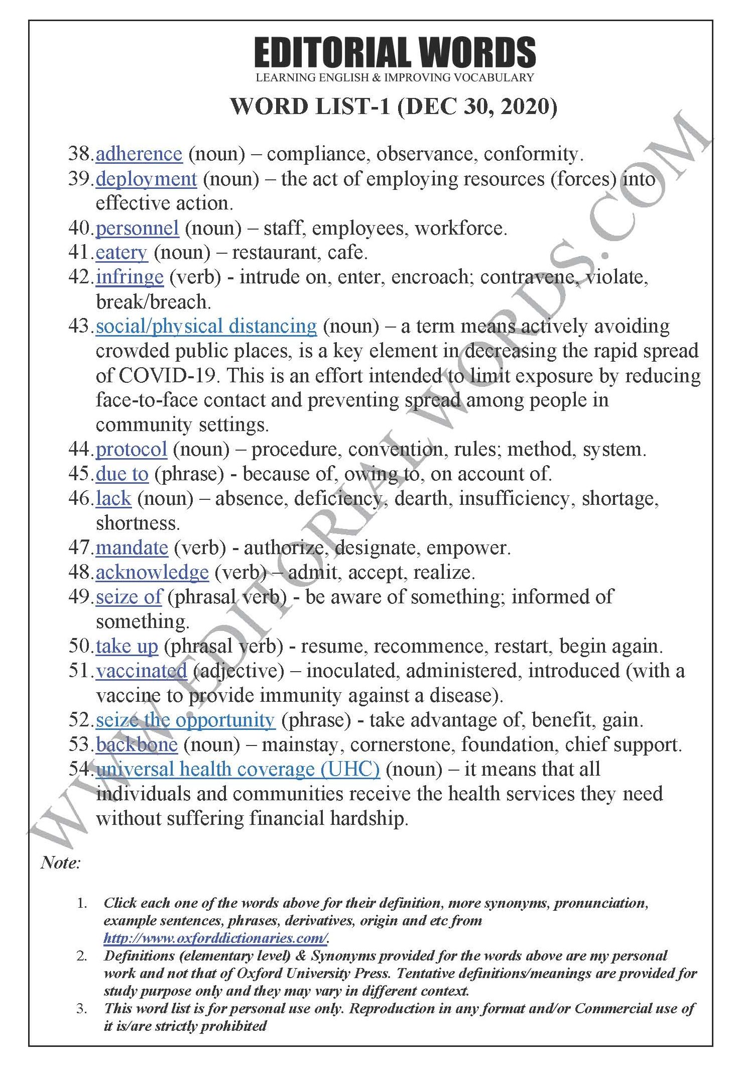 The Hindu Editorial (Caution pays) – Dec 30, 2020