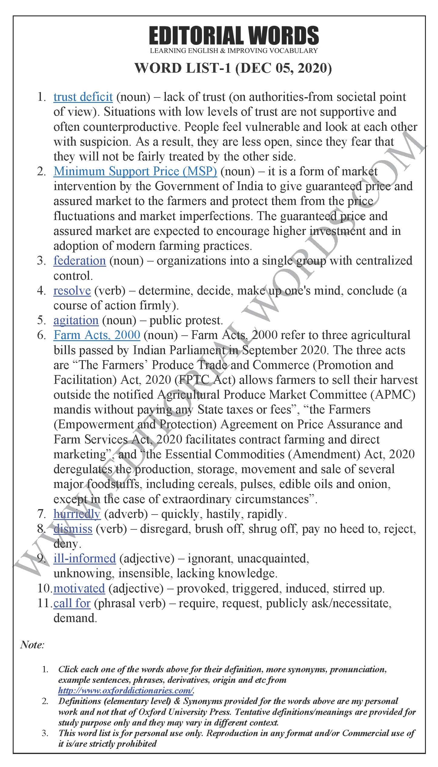 The Hindu Editorial (Trust deficit) – Dec 05, 2020