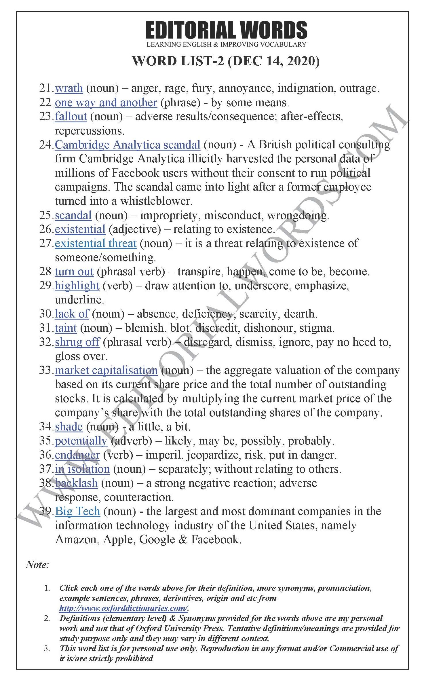 The Hindu Editorial (Breaking up) – Dec 14, 2020